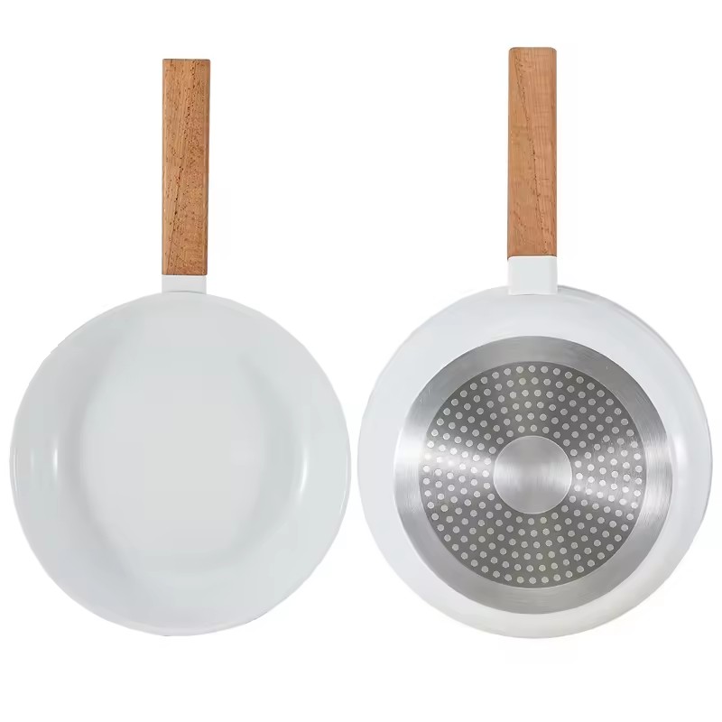 Cocina Cocina Utensilios de cocina Sartenes blancas antiadherentes