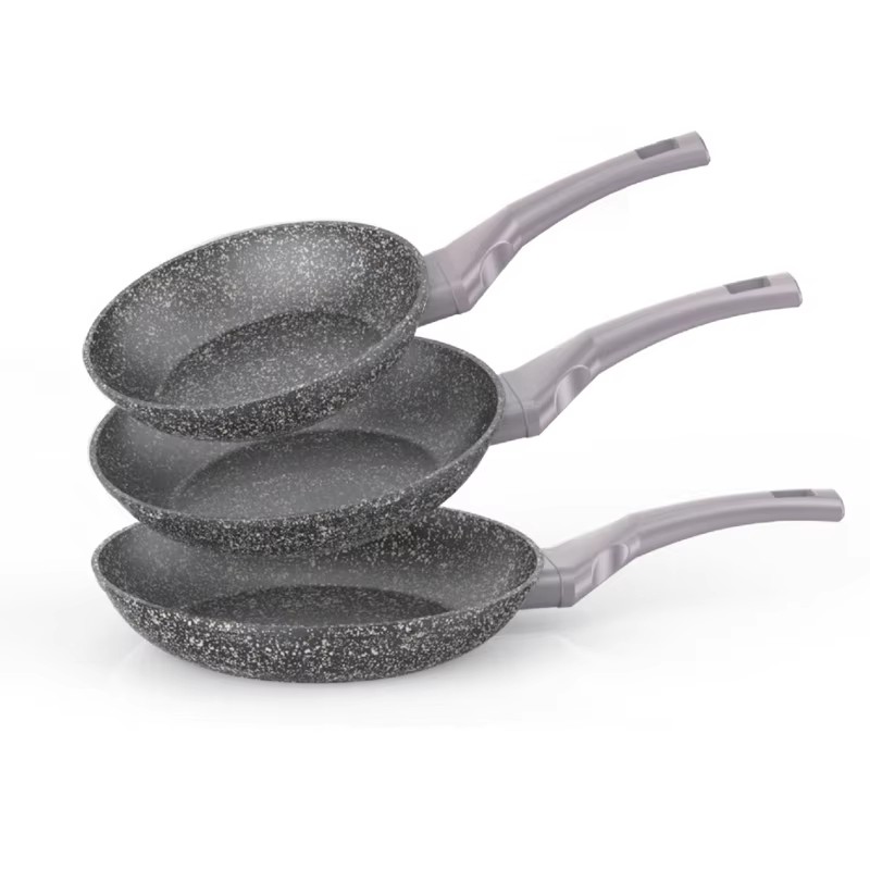 Los potes de cocinar de aluminio aptos para lavavajillas de la cocina y el Cookware antiadherente de las cacerolas fijan con la tapa de cristal