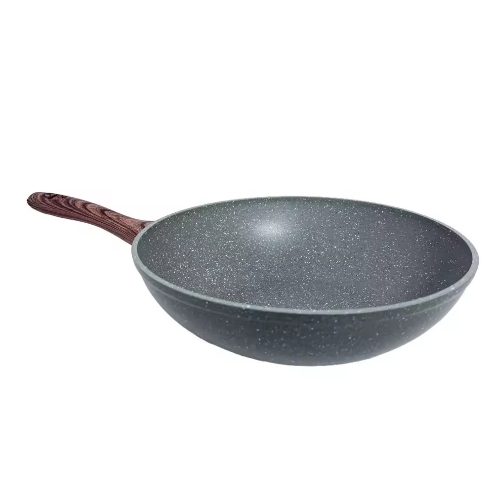 LEER, utensilios de cocina de gran venta, sartén Wok antiadherente, uso General para cocina de Gas y de inducción