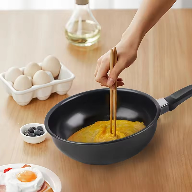 Mini olla de sopa antiadherente para leche, estofado doméstico, Cocina de Inducción de fideos instantáneos de estilo coreano, olla de comida de bebé de hierro refinado