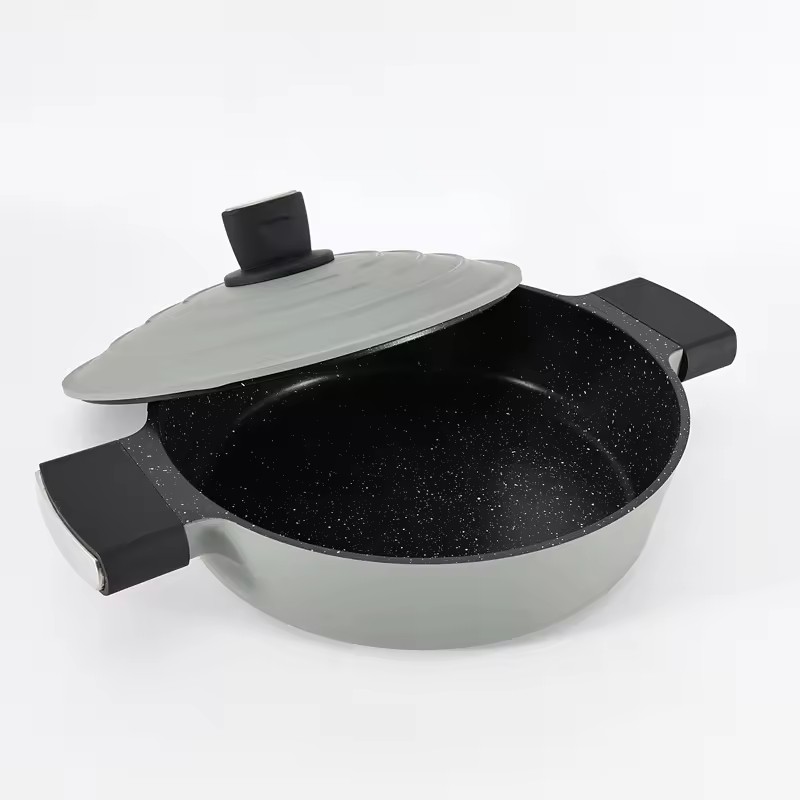 Juego de utensilios de cocina antiadherentes, olla y sartén para cocina