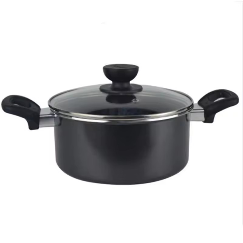 Juego de ollas combinadas, olla antiadherente, juego de tres piezas, olla wok para el hogar, utensilios de cocina, Cocina de Inducción universal